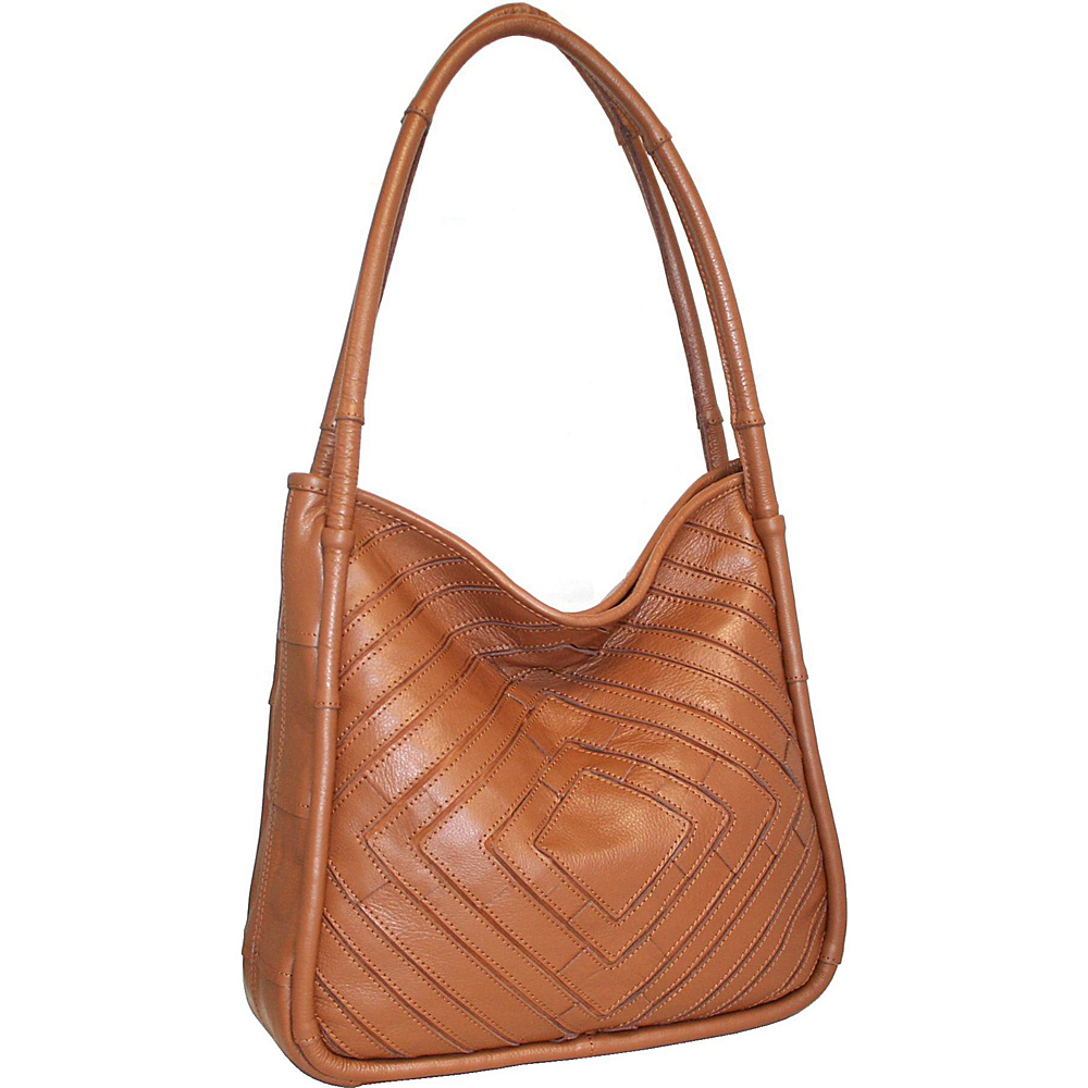Nino Bossi Mama Mia Shoulder Bag Cognac Nino Bossi Leather Handbags