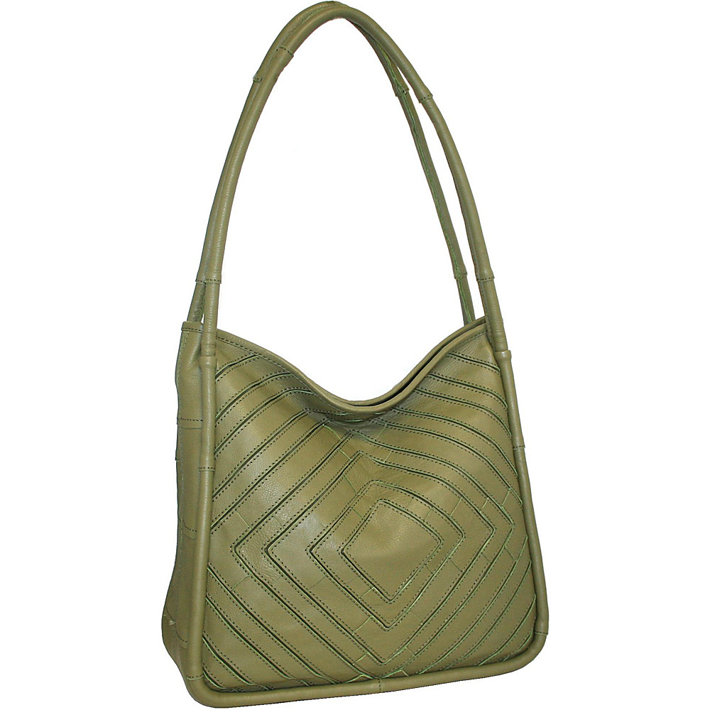 Nino Bossi Mama Mia Shoulder Bag Loden Nino Bossi Leather Handbags