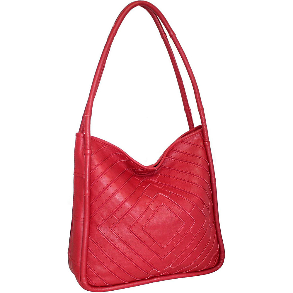 Nino Bossi Mama Mia Shoulder Bag Red Nino Bossi Leather Handbags