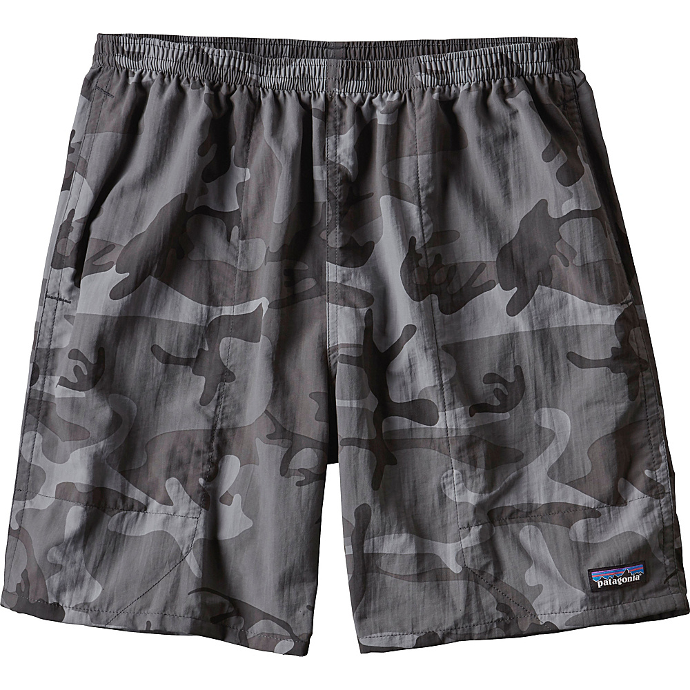 Patagonia Mens Baggies Long Shorts 7 in XS 7in Forest Camo Forge Grey Patagonia Men s Apparel