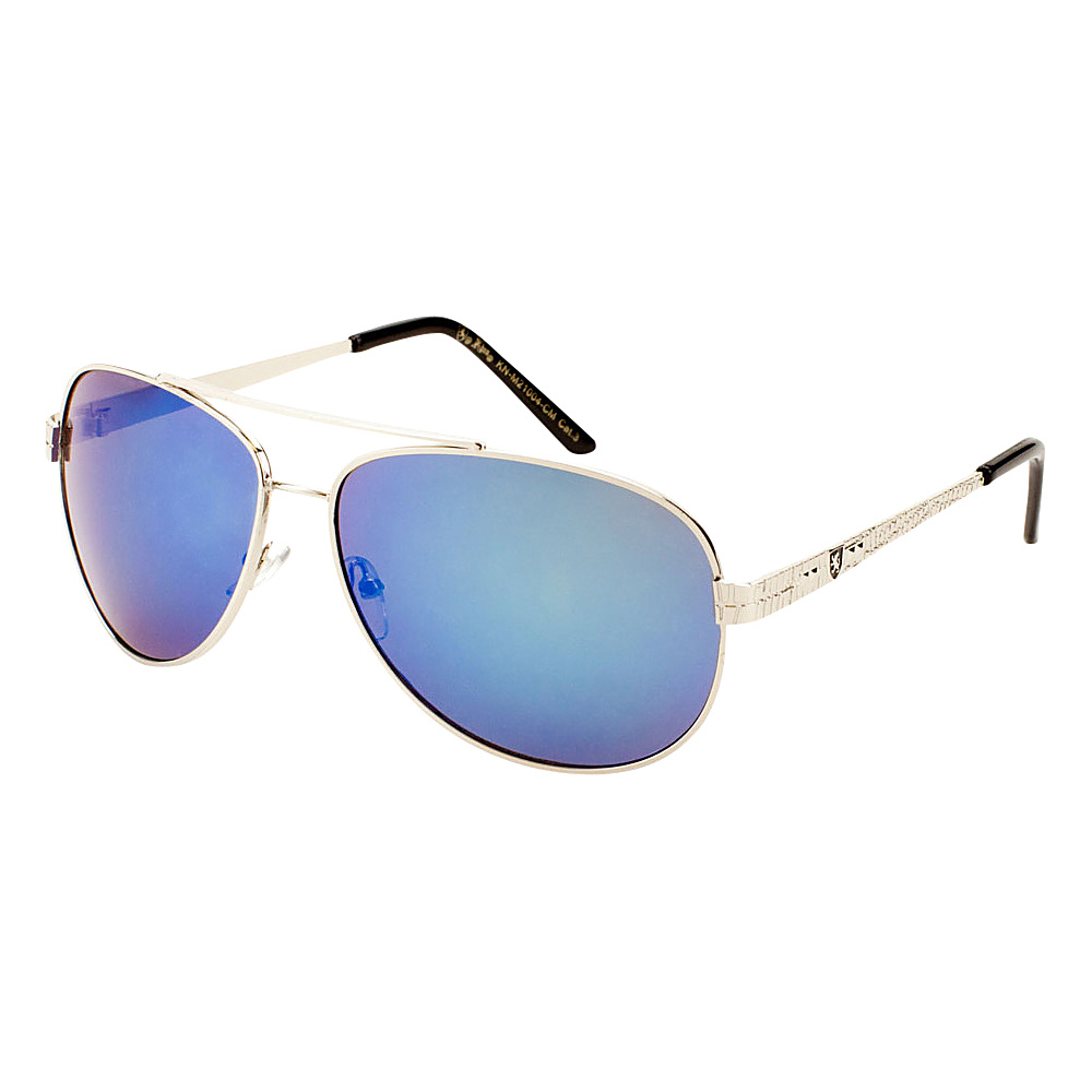 SW Global Eyewear Ivan Double Bridge Aviator Fashion Sunglasses Blue SW Global Sunglasses