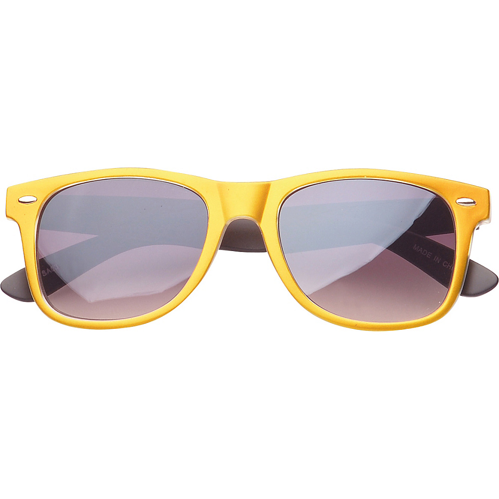 SW Global Eyewear Barton Retro Square Fashion Sunglasses Gold SW Global Sunglasses