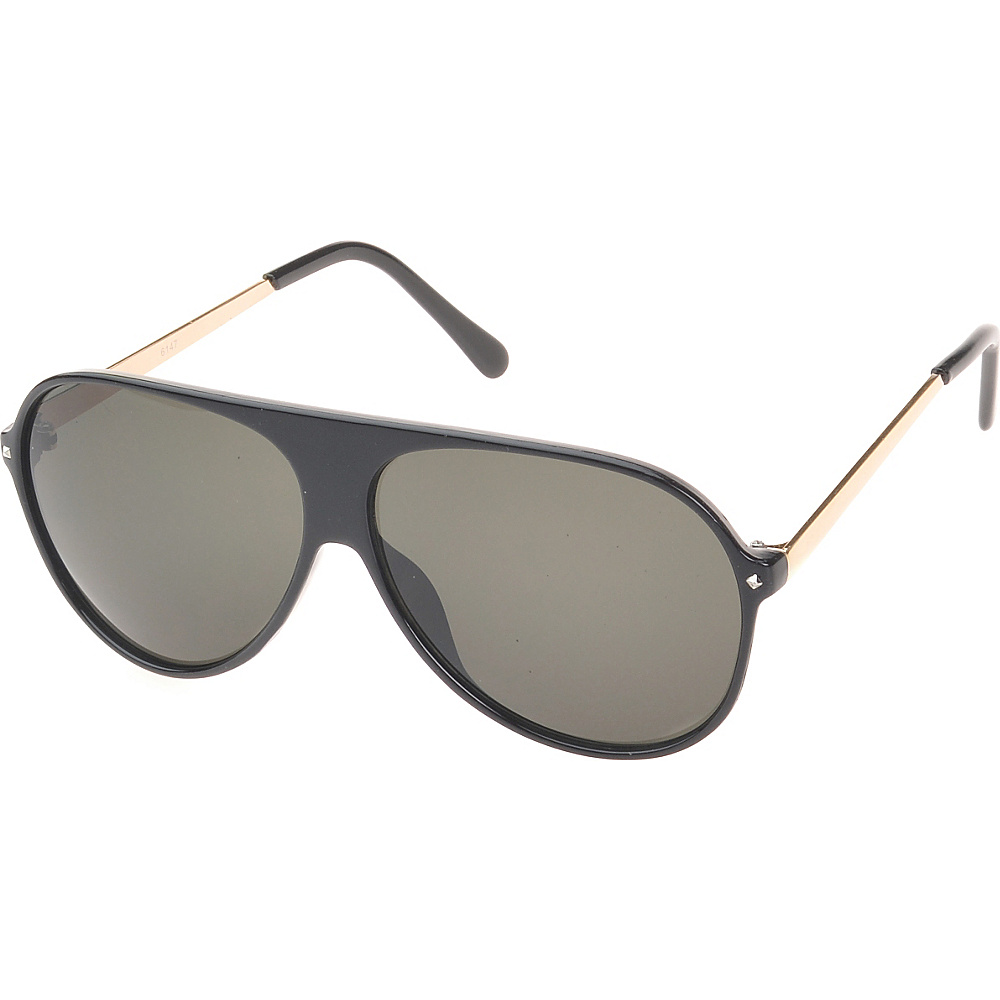 SW Global Eyewear Piedmont Aviator Fashion Sunglasses Black Smoke SW Global Sunglasses