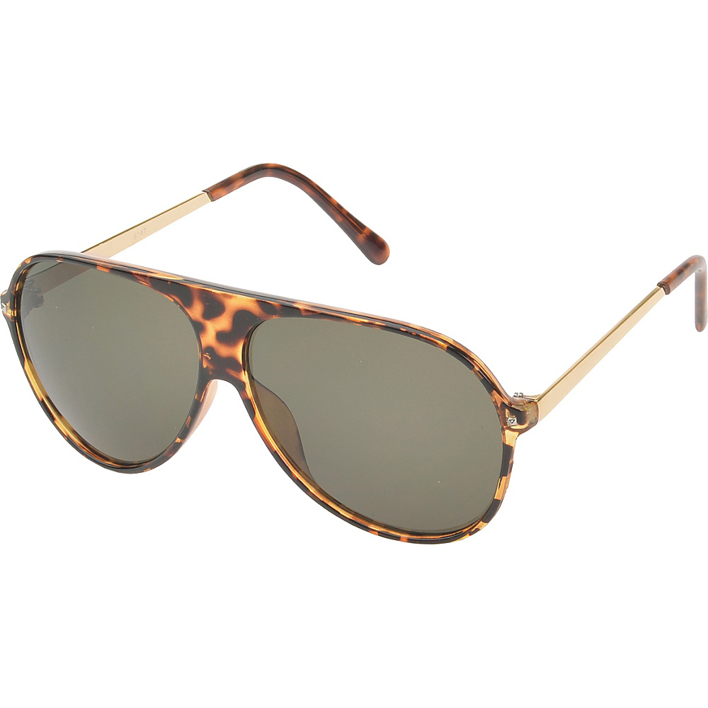 SW Global Eyewear Piedmont Aviator Fashion Sunglasses Black Leopard SW Global Sunglasses