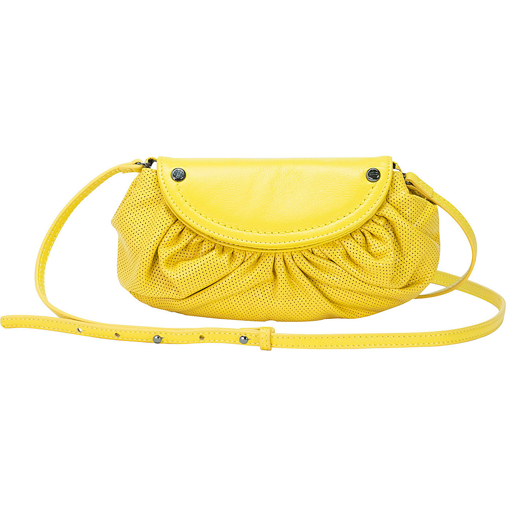 MOFE Bijou Crossbody Yellow Gunmetal Hardware MOFE Leather Handbags