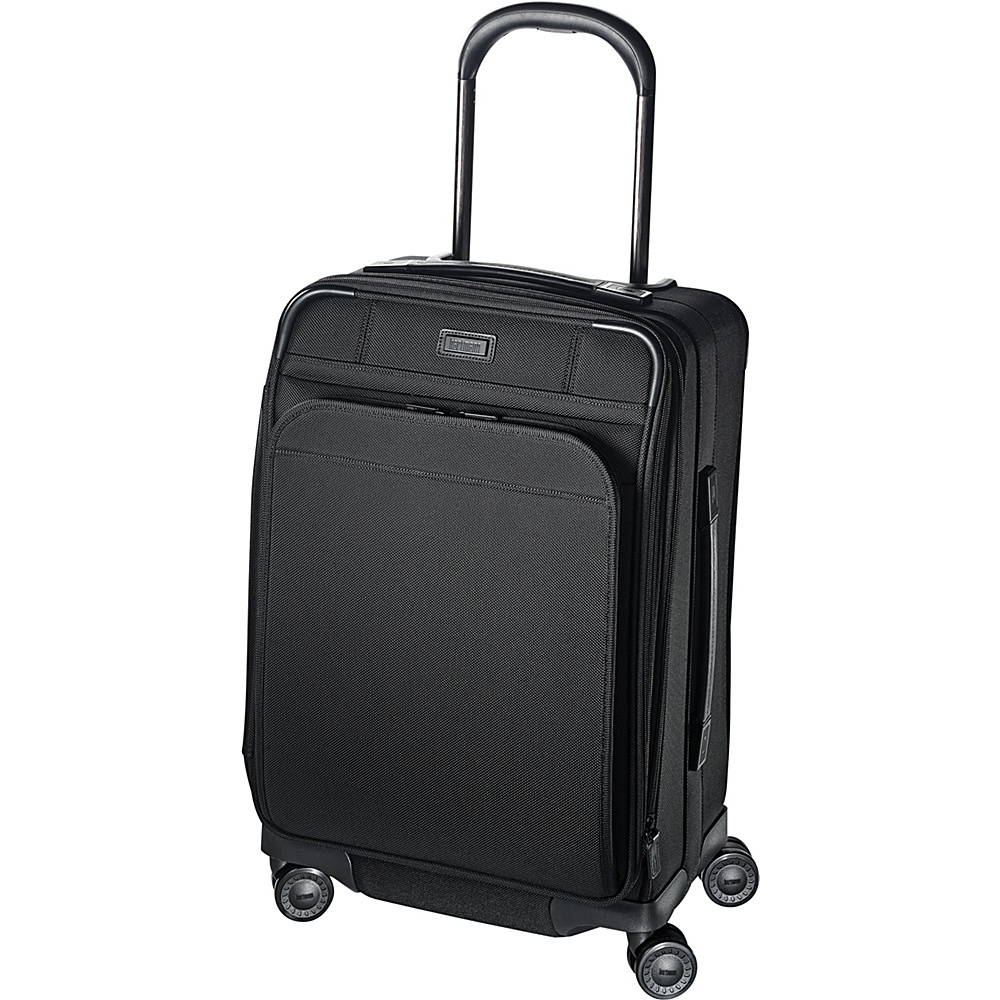 Hartmann Luggage Ratio Domestic Expandable Glider True Black Hartmann Luggage Softside Carry On
