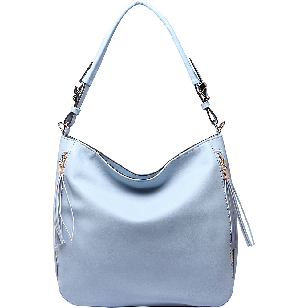 MKF Collection Olivia Hobo Bag Light Blue MKF Collection Manmade Handbags