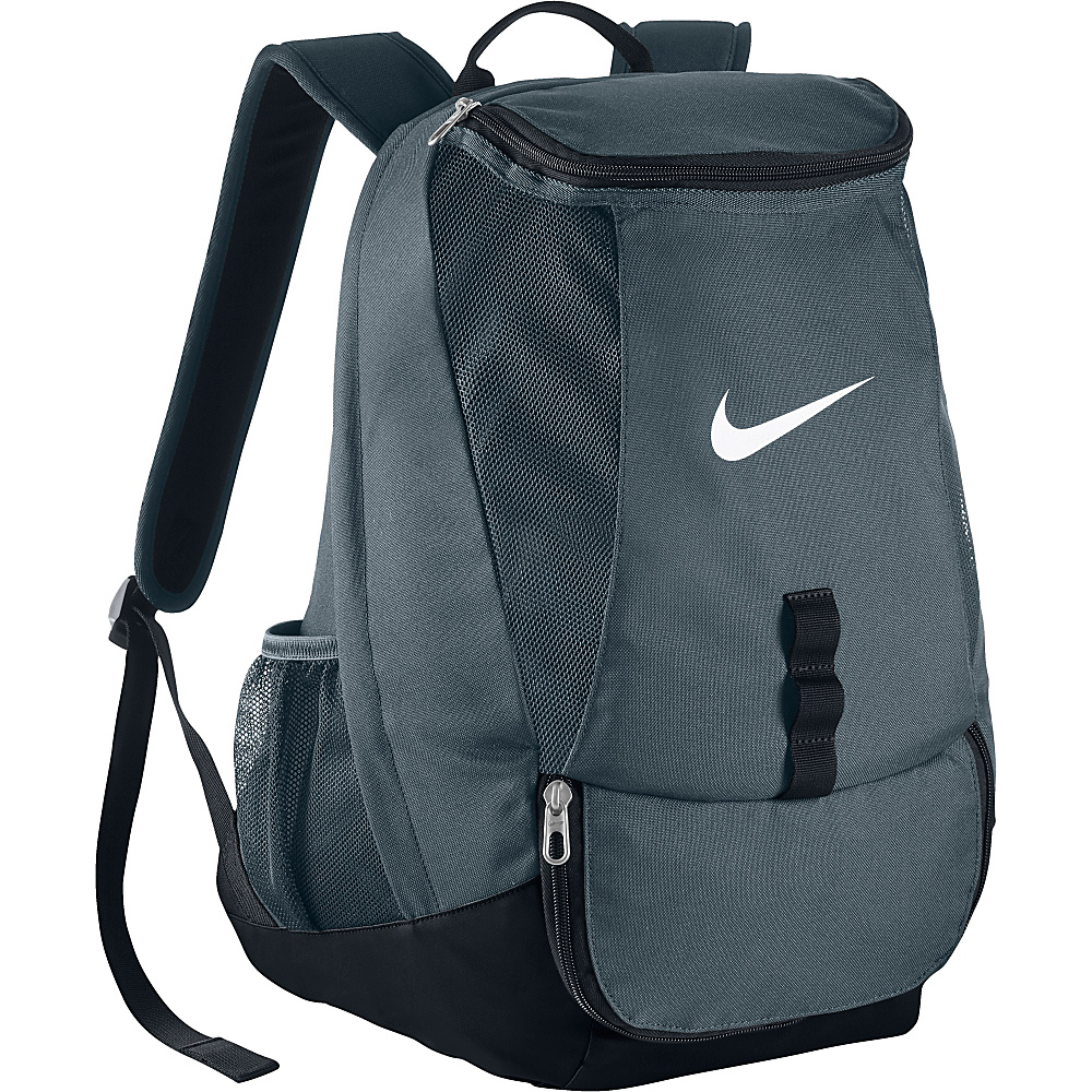 Nike Club Team Swoosh Backpack Flint Grey Black White Nike School Day Hiking Backpacks