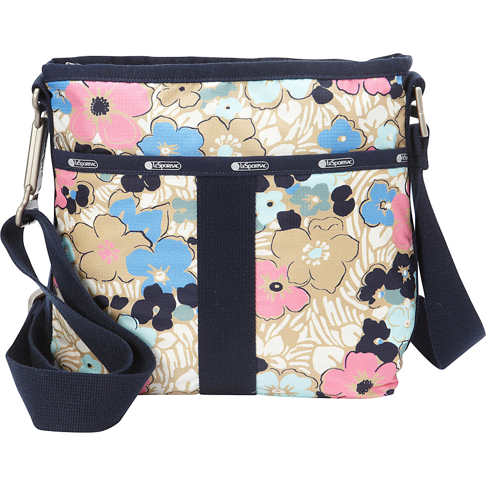 LeSportsac Essential Crossbody Ocean Blooms LeSportsac Fabric Handbags