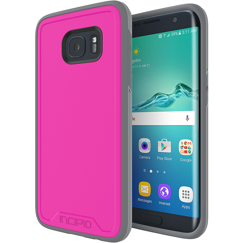 Incipio Performance Series Level 3 for Samsung Galaxy S7 Edge Pink Gray Incipio Electronic Cases