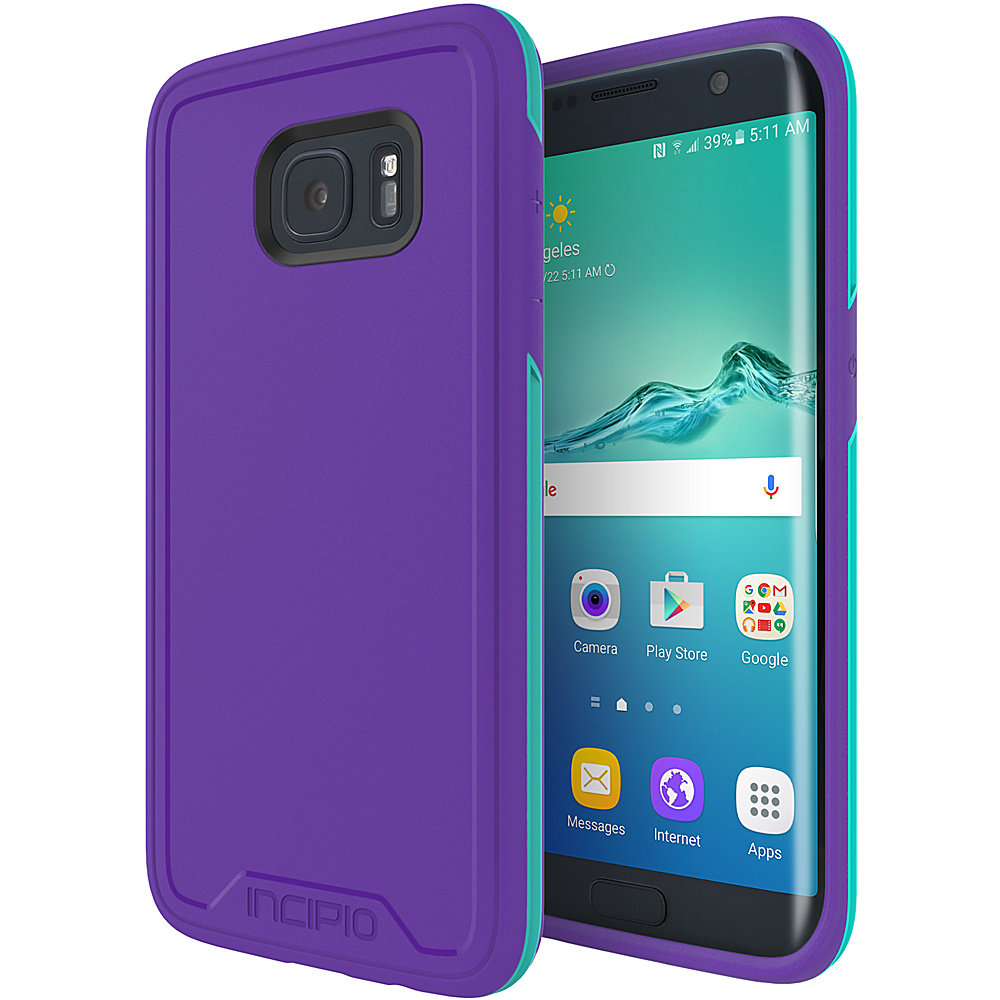 Incipio Performance Series Level 3 for Samsung Galaxy S7 Edge Purple Teal Incipio Electronic Cases