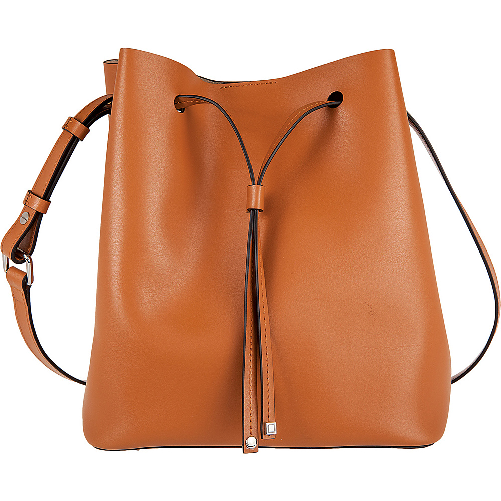 Lodis Blair Gail Medium Crossbody Denim Taupe Lodis Leather Handbags