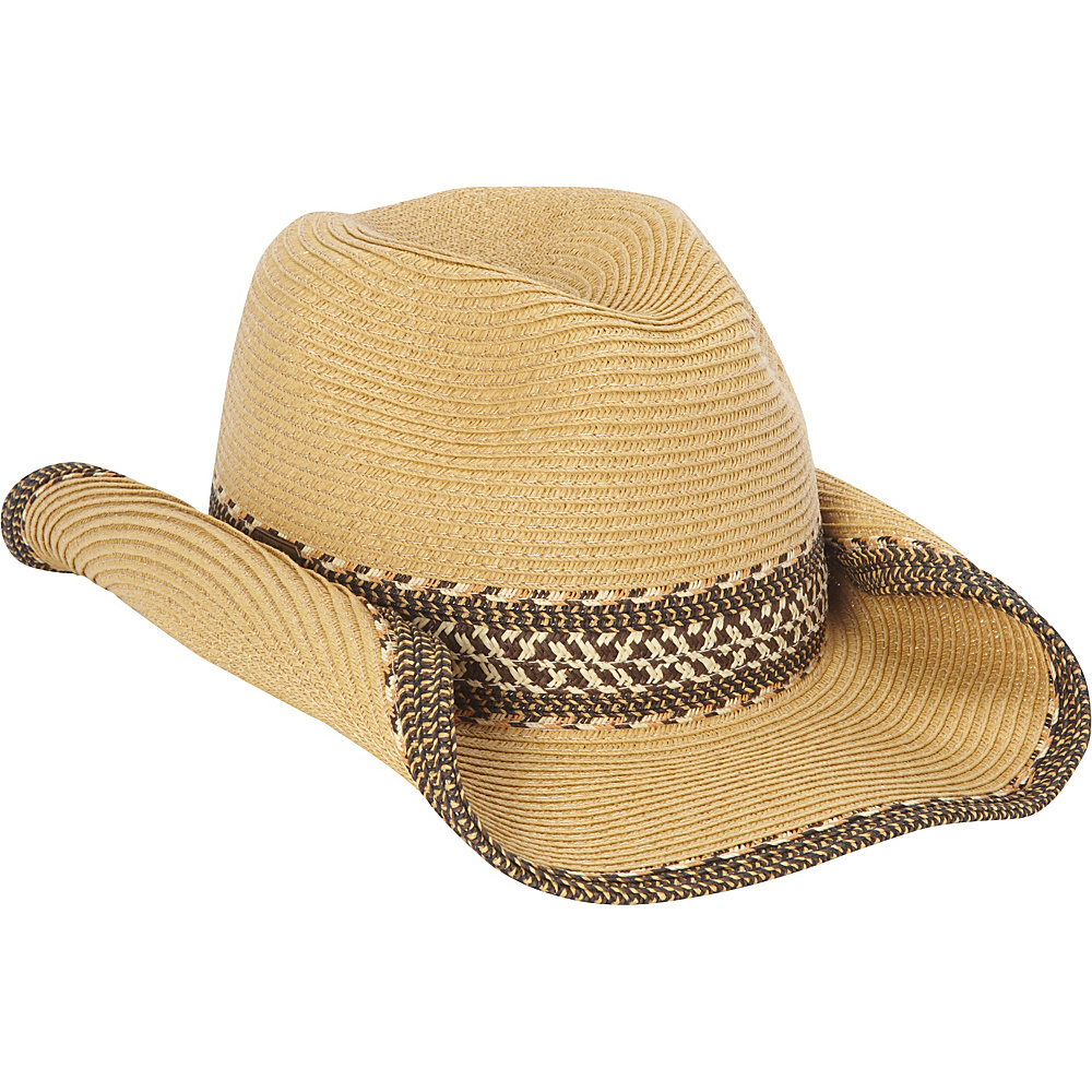 Sun N Sand Western Cowboy Hat Natural Sun N Sand Hats Gloves Scarves