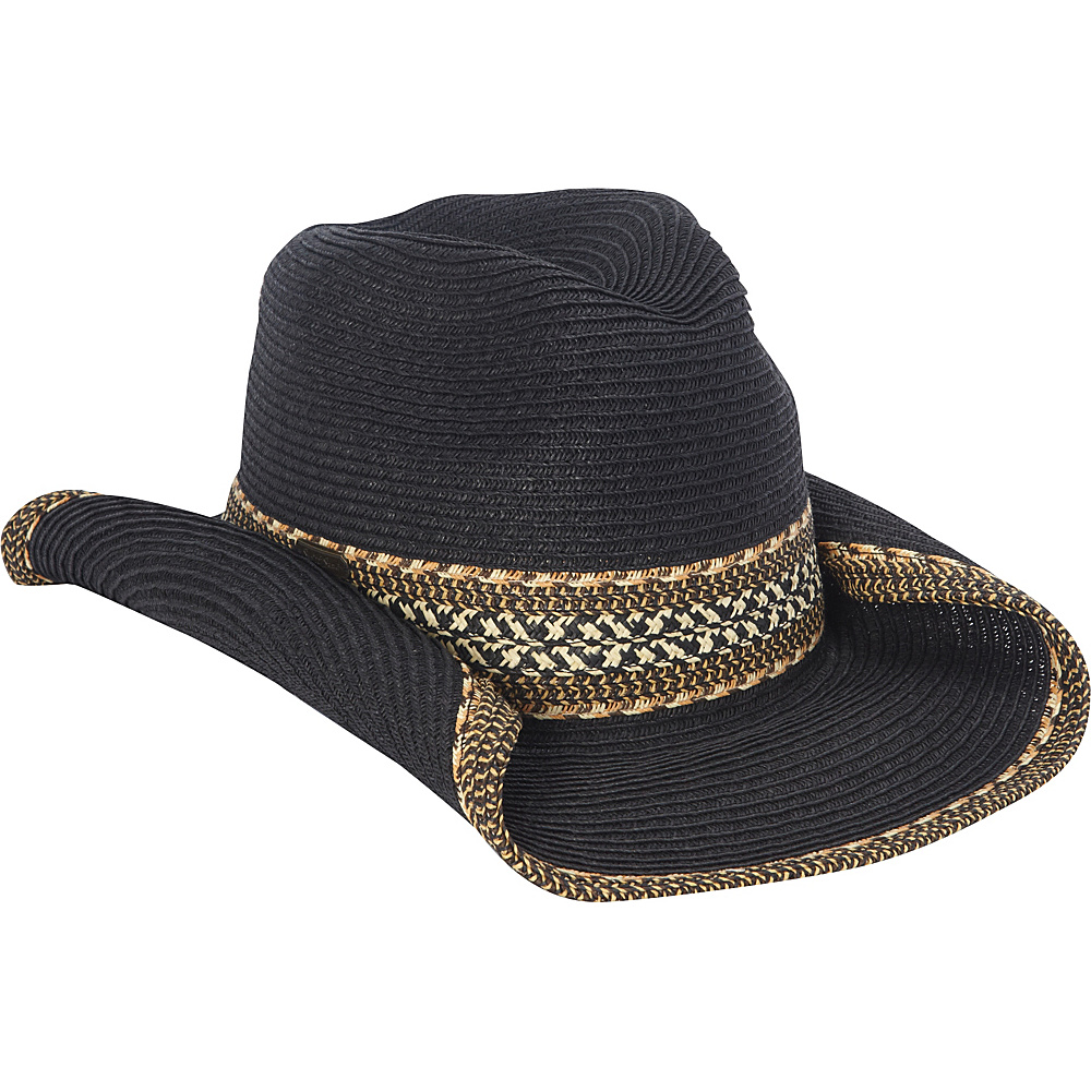 Sun N Sand Western Cowboy Hat Black Sun N Sand Hats Gloves Scarves