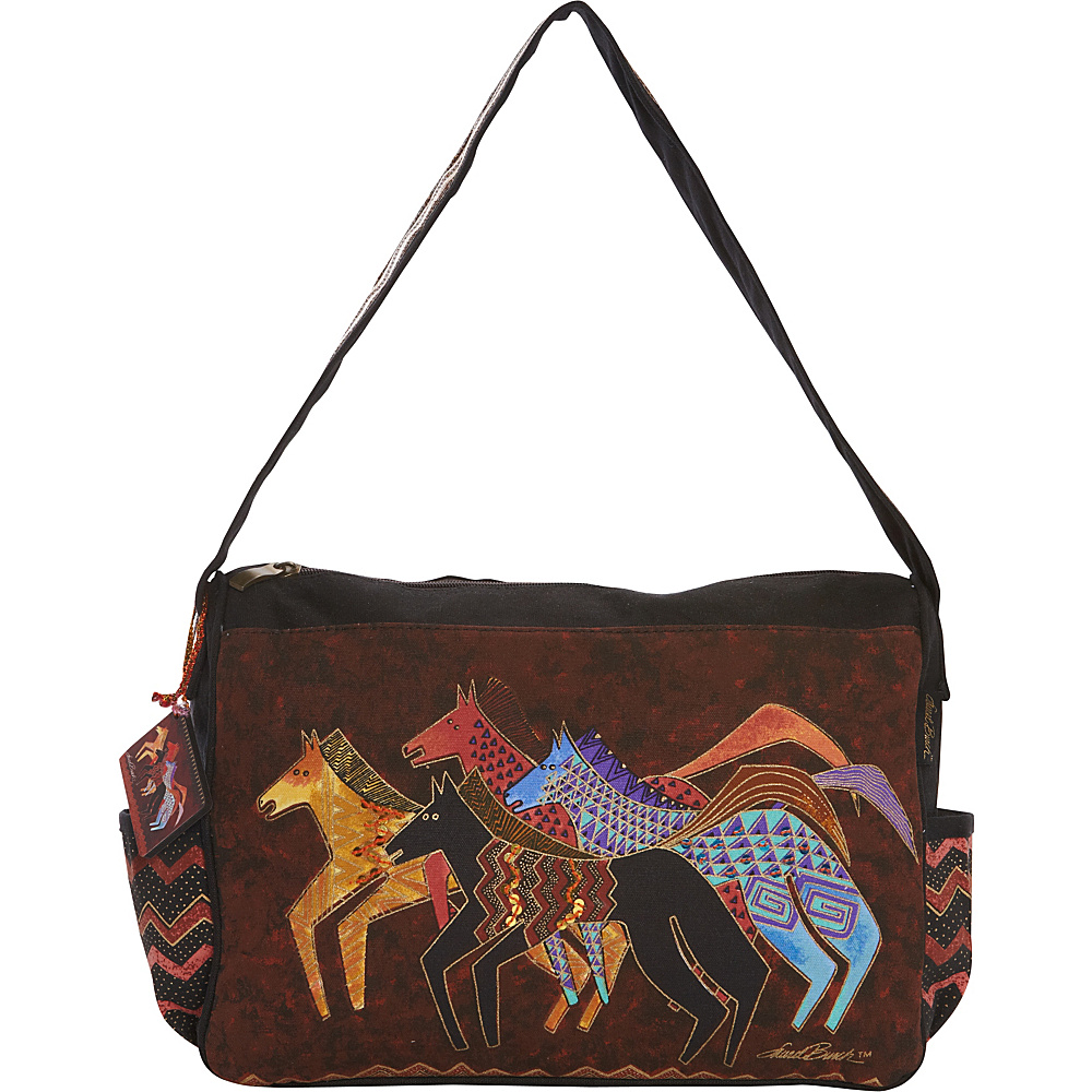 Laurel Burch Native Horses Shoulder Bag Native Horses Laurel Burch Fabric Handbags