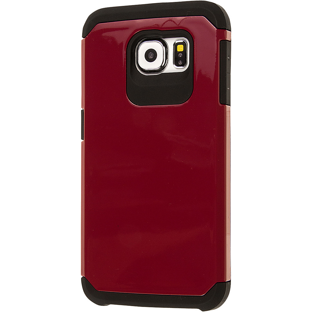 EMPIRE MINX Slim Protection Hybrid Case for Samsung Galaxy S6 Burgundy EMPIRE Electronic Cases
