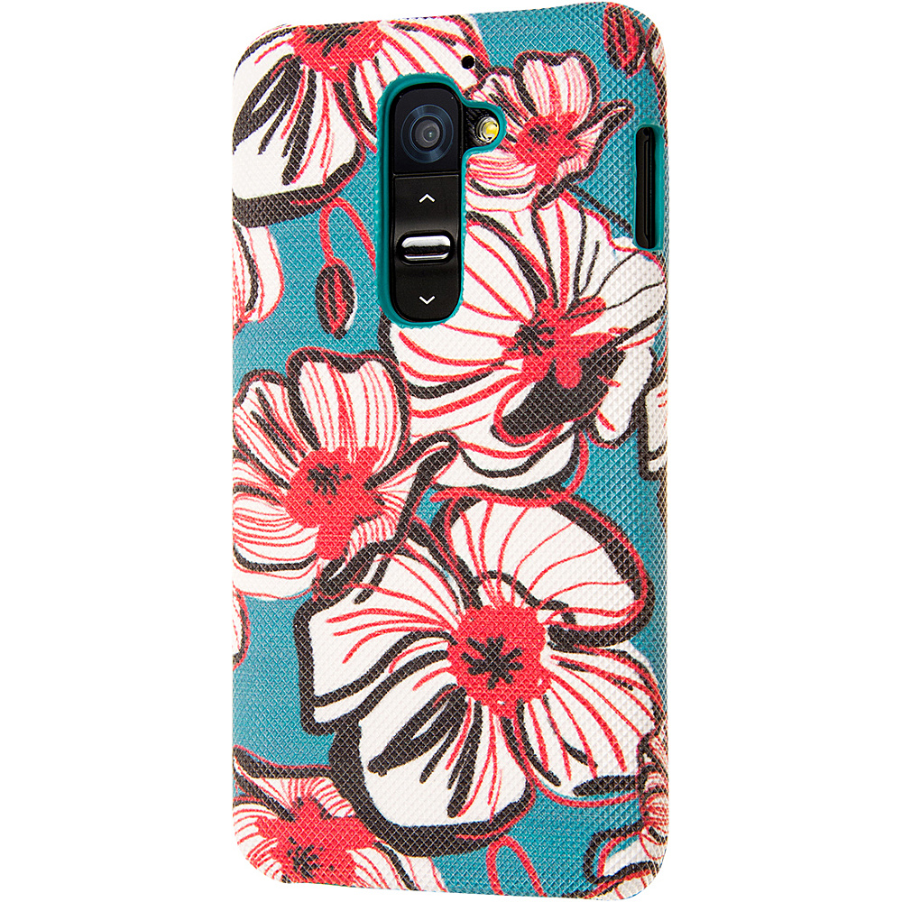 EMPIRE Signature Series Case for LG G2 Bold Teal Floral EMPIRE Electronic Cases