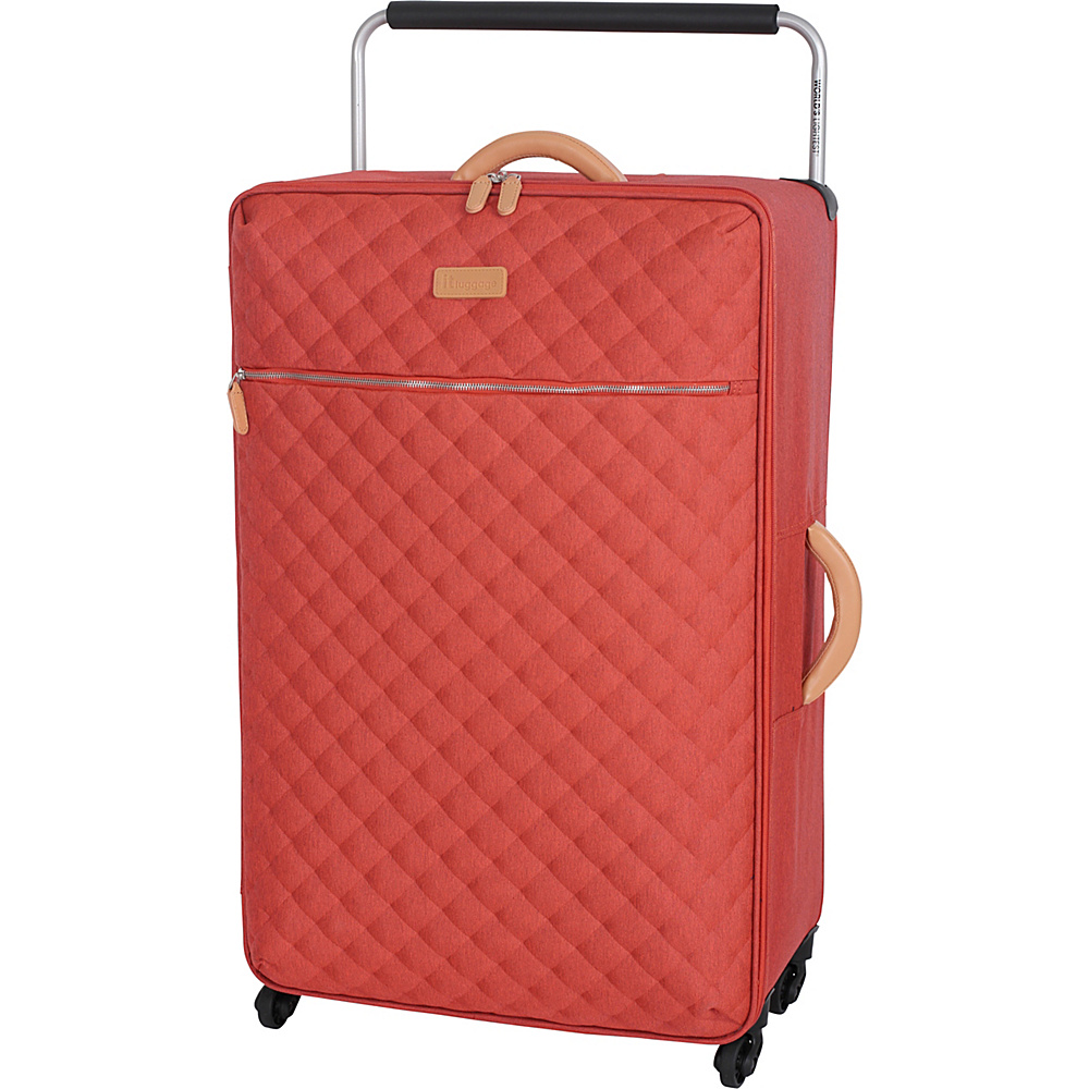 it luggage World s Lightest Tritex 32.7 inches Coral Rose it luggage Large Rolling Luggage