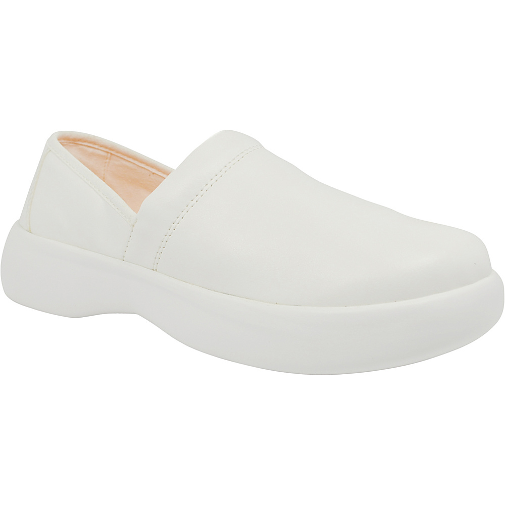 SoftScience Womens Pro Slip Work Shoe 8 White SoftScience Women s Footwear