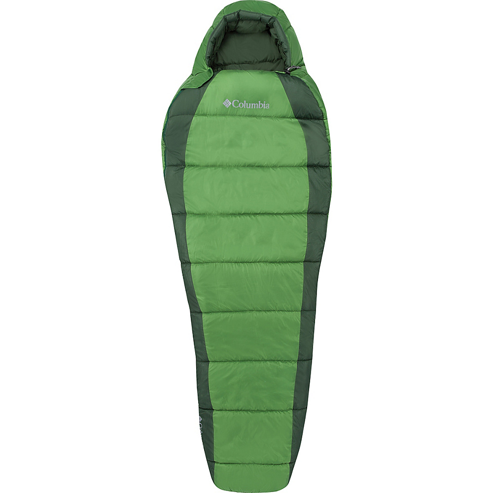 Columbia Sportswear Adult Mummy Bag Long 20 Degrees Clean Green Columbia Sportswear Outdoor Accessories