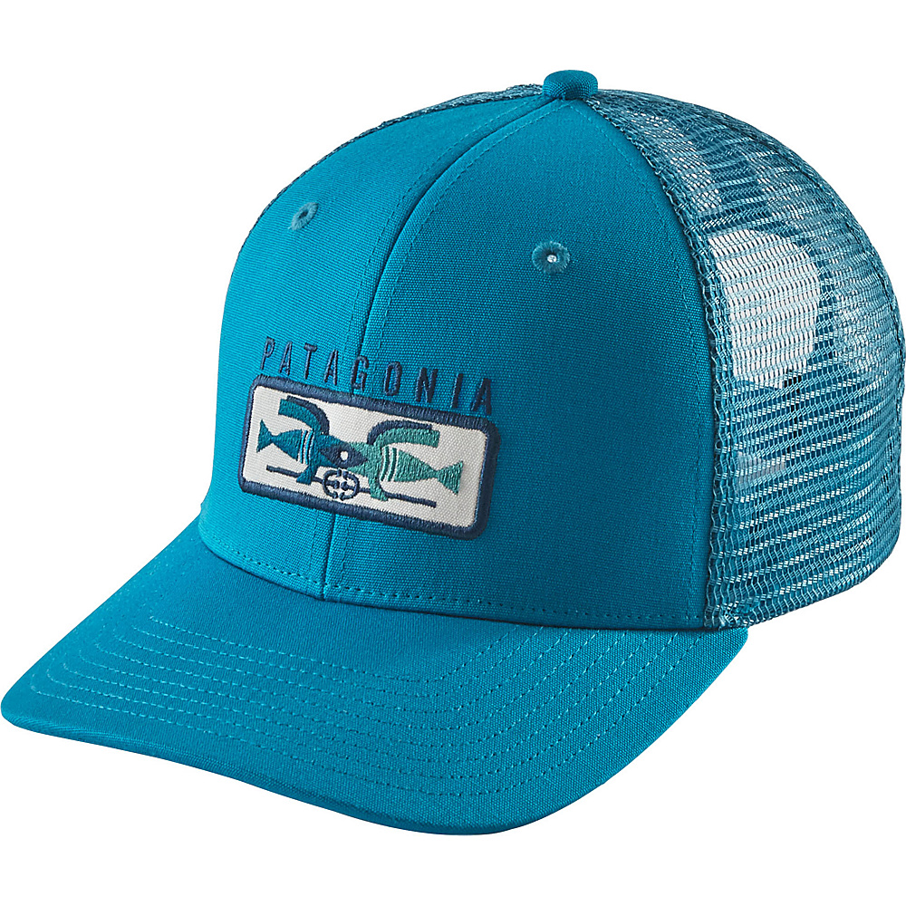 Patagonia Shared Vision Trucker Hat Grecian Blue Patagonia Hats Gloves Scarves