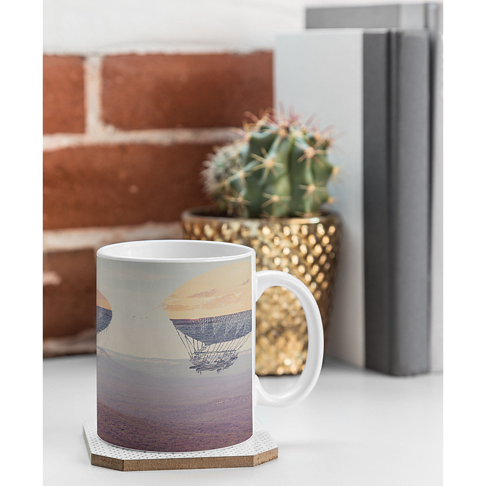 DENY Designs Maybe Sparrow Photography Coffee Mug Desert Canyon Balloons DENY Designs Outdoor Accessories