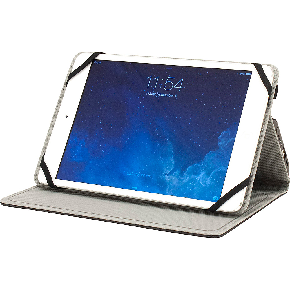 M Edge Folio Power for 7 8 Devices Heathered Grey M Edge Electronic Cases