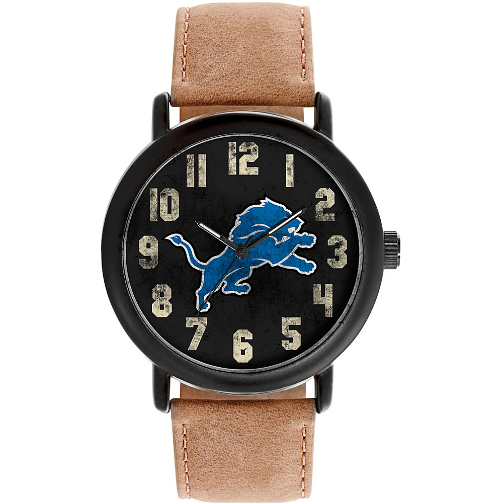 Game Time Mens Throwback NFL Watch Detroit Lions Game Time Watches