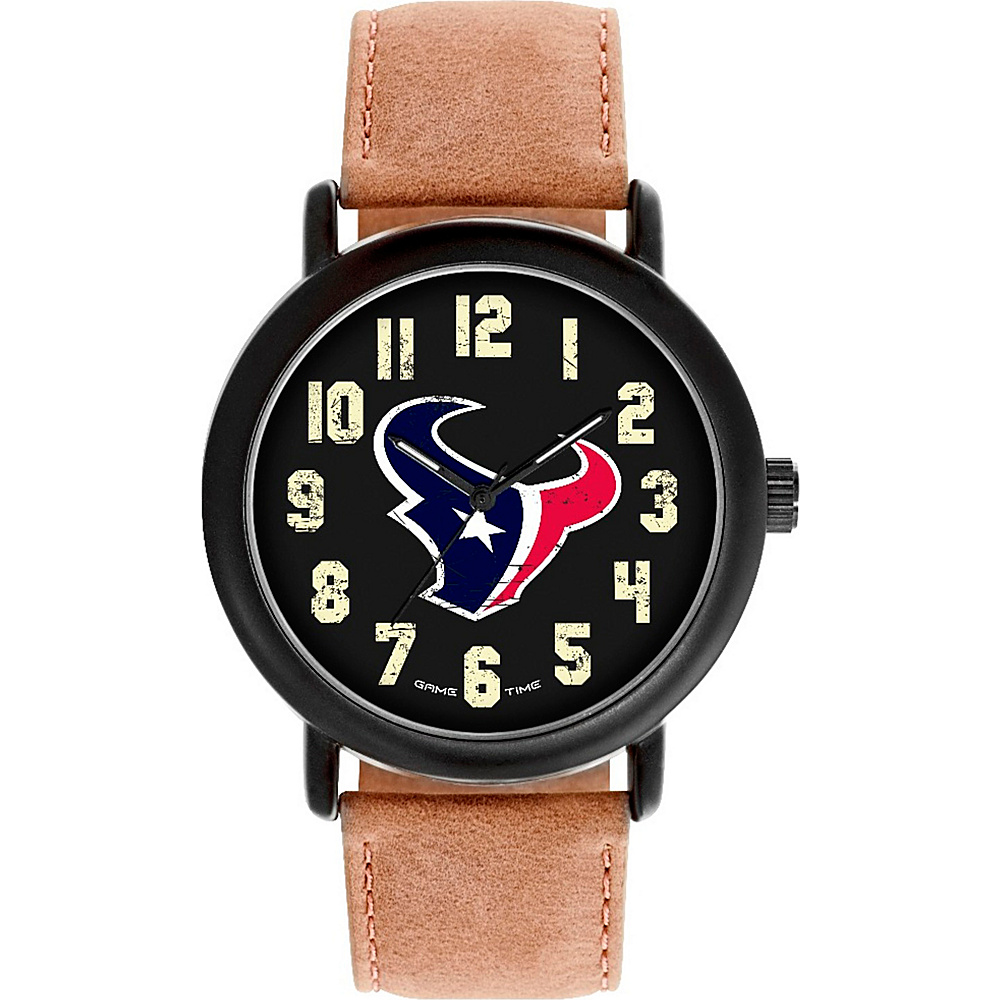 Game Time Mens Throwback NFL Watch Houston Texans Game Time Watches