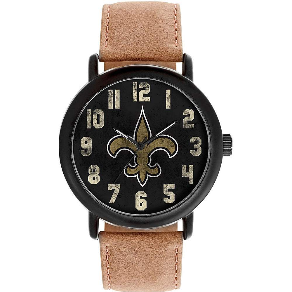 Game Time Mens Throwback NFL Watch New Orlean Saints Game Time Watches