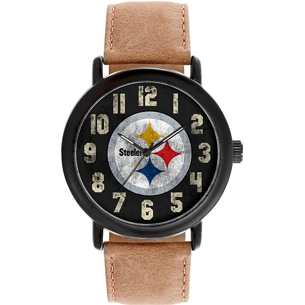 Game Time Mens Throwback NFL Watch Pittsburgh Steelers Game Time Watches