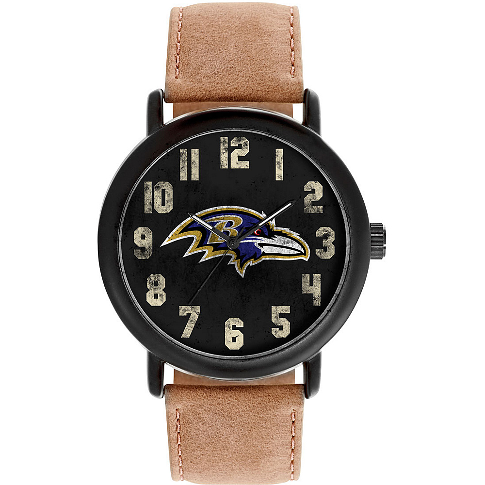Game Time Mens Throwback NFL Watch Baltimore Ravens Game Time Watches