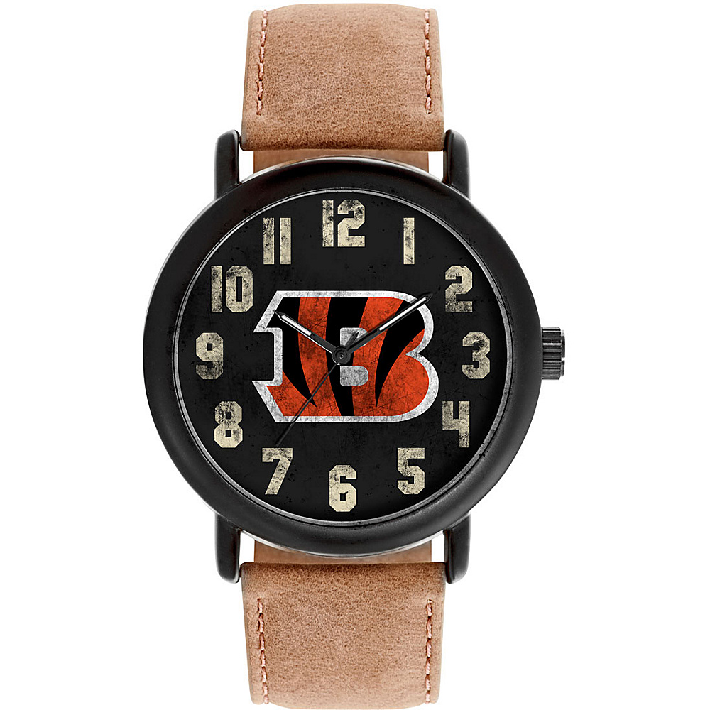 Game Time Mens Throwback NFL Watch Cincinnati Bengals Game Time Watches