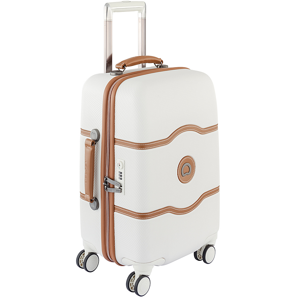 Delsey Chatelet Hard 21 4 Wheel Spinner Carry On Champagne Delsey Hardside Carry On