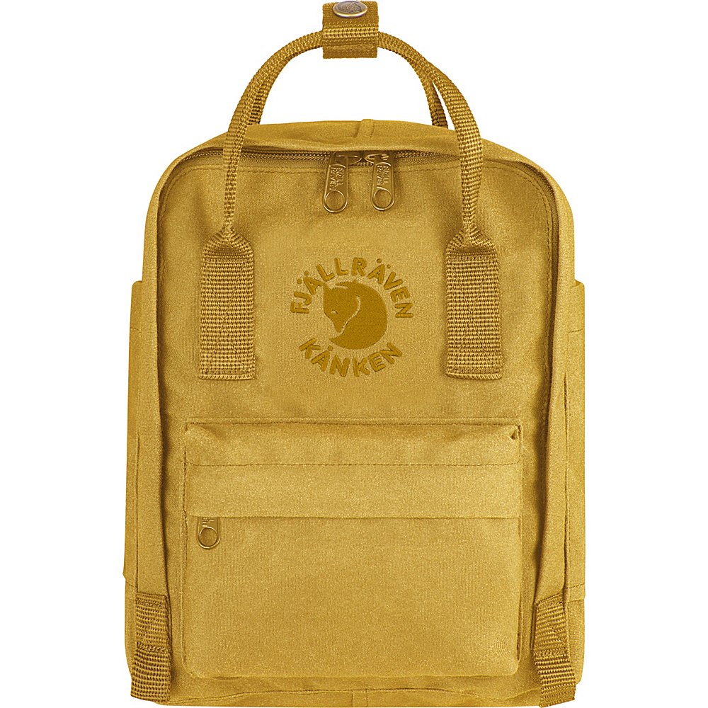 Fjallraven Re Kanken Mini Backpack Sunflower Fjallraven Everyday Backpacks