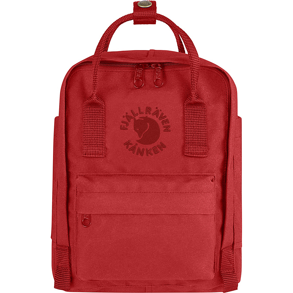 Fjallraven Re Kanken Mini Backpack Red Fjallraven Everyday Backpacks