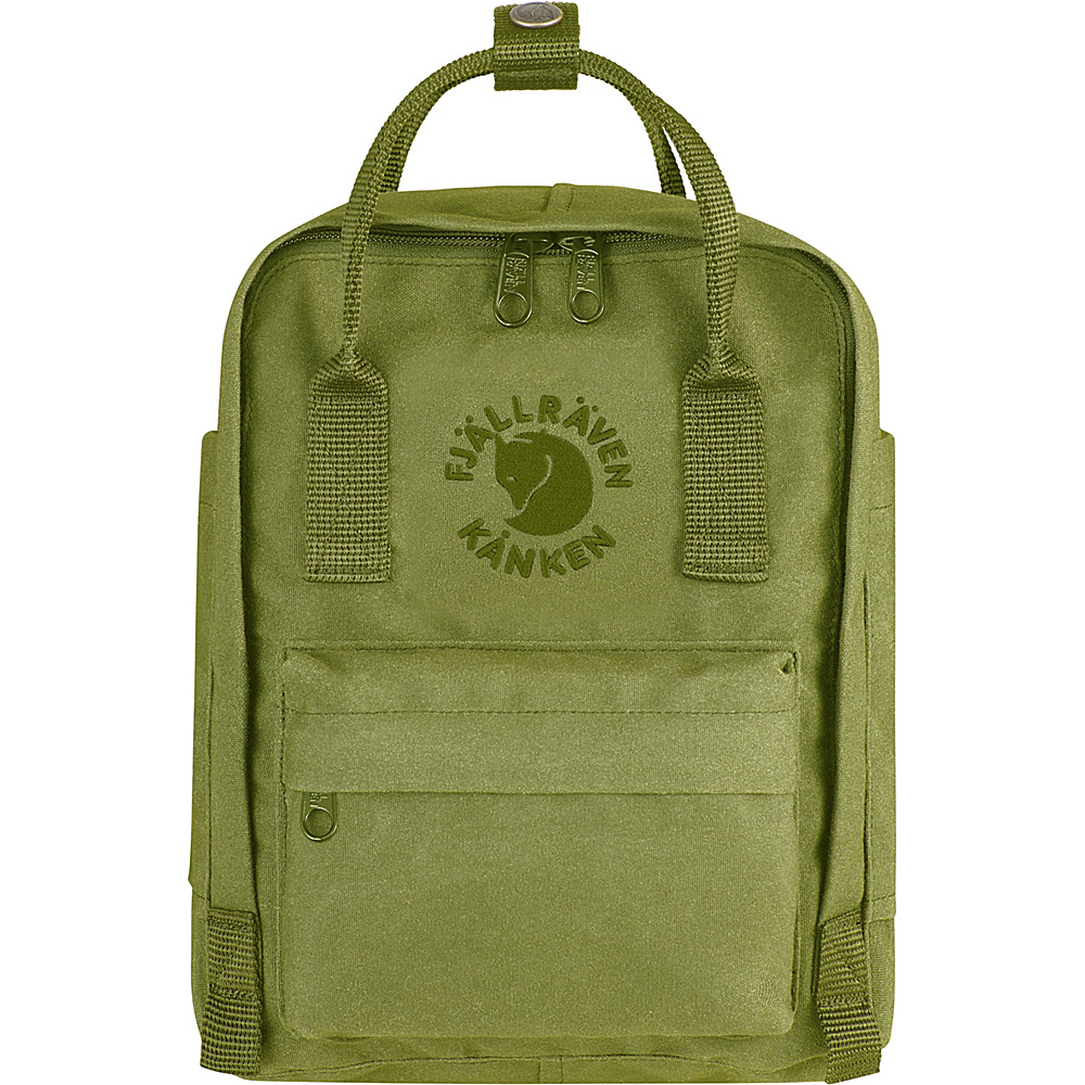 Fjallraven Re Kanken Mini Backpack Spring Green Fjallraven Everyday Backpacks
