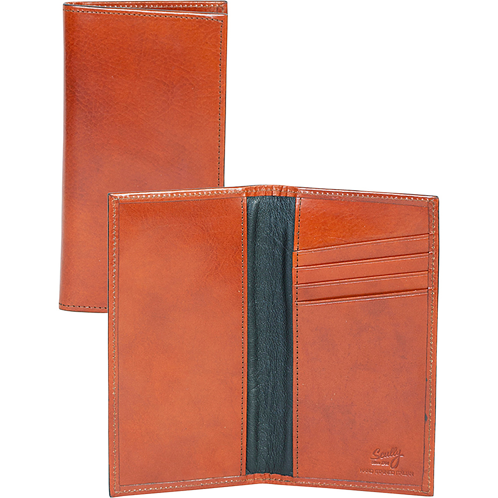 Scully Checkbook Cover Cognac Scully Men s Wallets