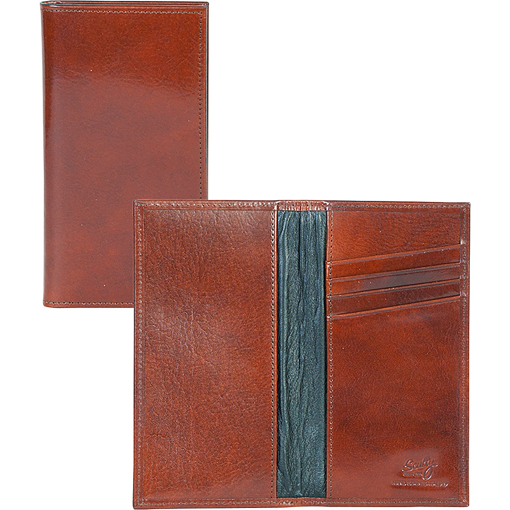 Scully Checkbook Cover Mahogany Scully Men s Wallets