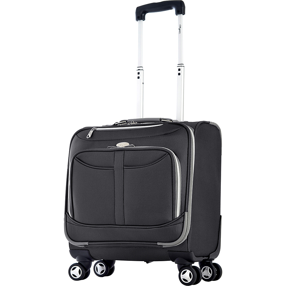Olympia Tuscany Overnighter Black Olympia Wheeled Business Cases