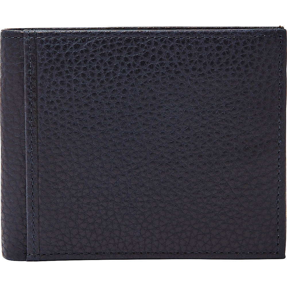 Fossil Mayfair RFID Bifold with Flip ID Navy Fossil Mens Wallets