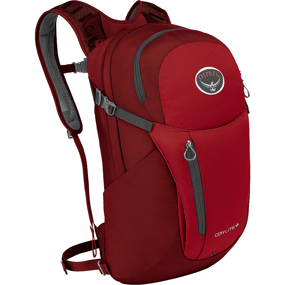 Osprey Daylite Plus Laptop Backpack Real Red Osprey Day Hiking Backpacks