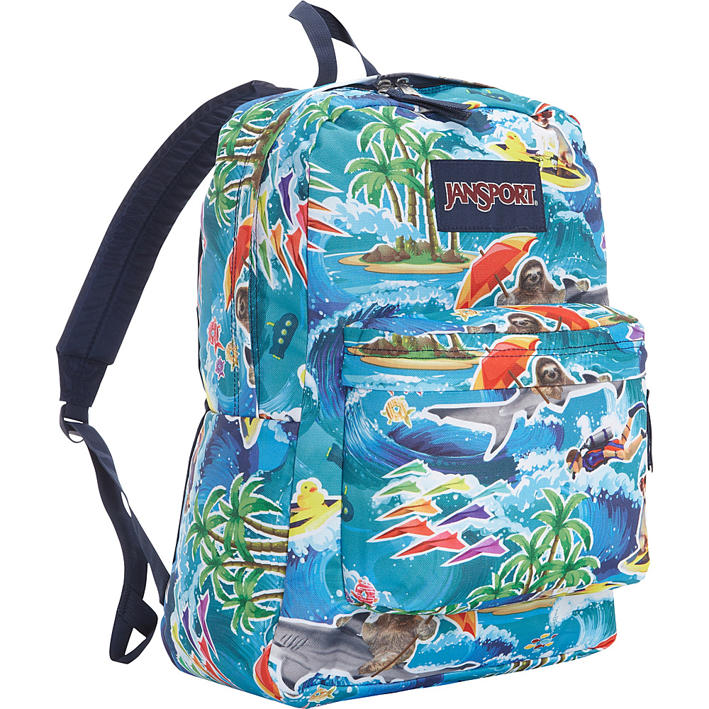 JanSport Superbreak Backpack Discontinued Colors Multi Wet Sloth JanSport Everyday Backpacks