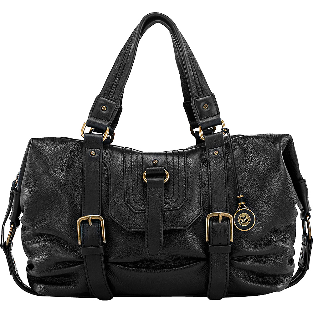 The Sak Carmel Convertible Satchel Black The Sak Leather Handbags