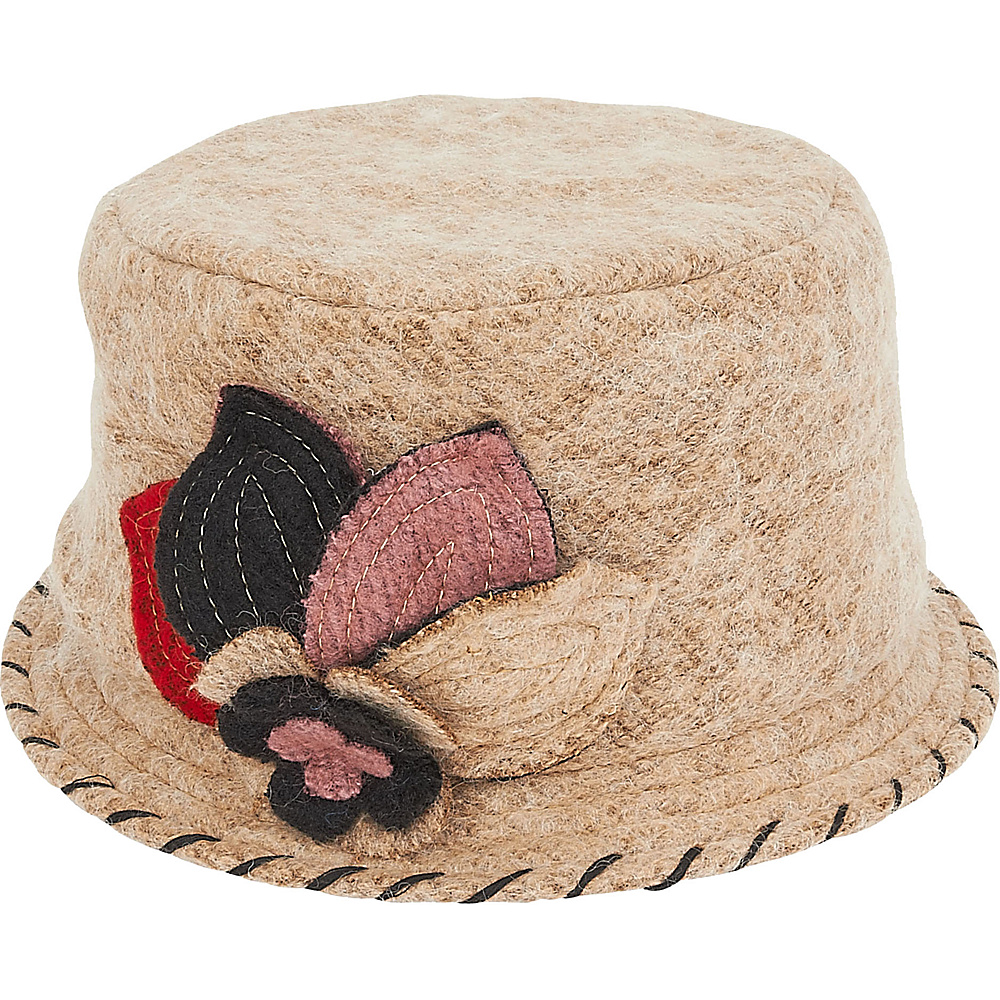 Adora Hats Wool Cloche Hat Camel Adora Hats Hats Gloves Scarves
