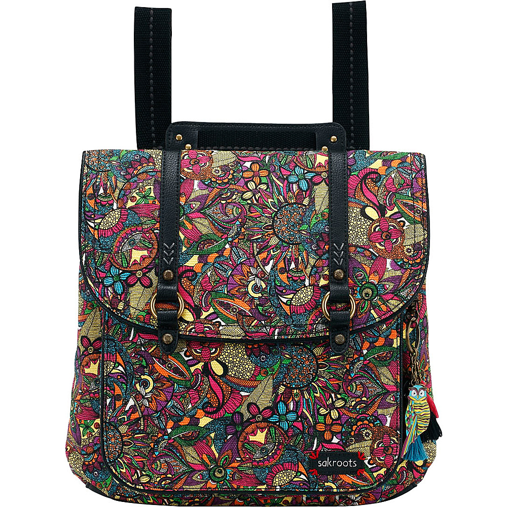 Sakroots Artist Circle Convertible Backpack Rainbow Spirit Desert Sakroots Fabric Handbags