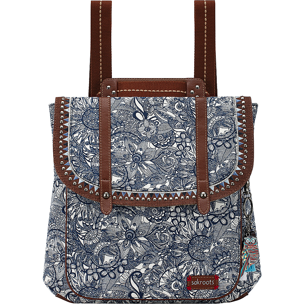 Sakroots Artist Circle Convertible Backpack Navy Spirit Desert Sakroots Fabric Handbags