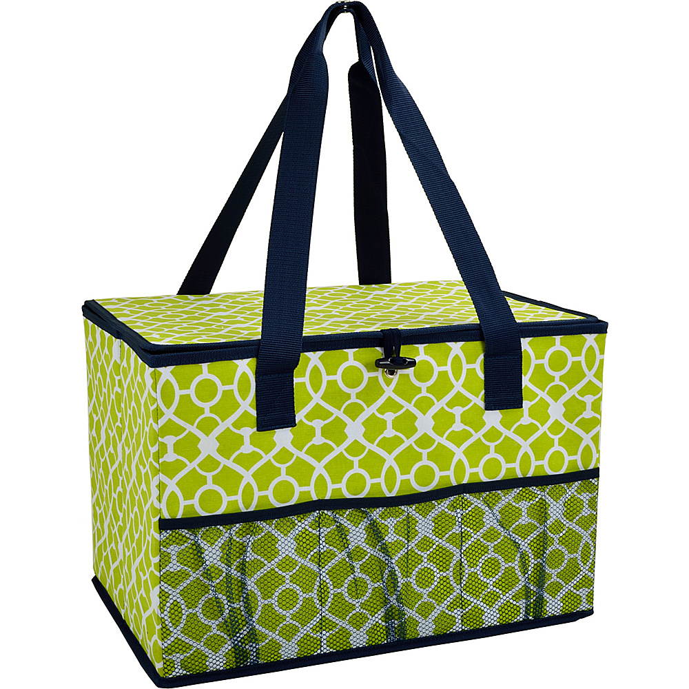 Picnic at Ascot Collapsible Storage Container Organizer for Home and Trunk Trellis Green Picnic at Ascot Outdoor Coolers