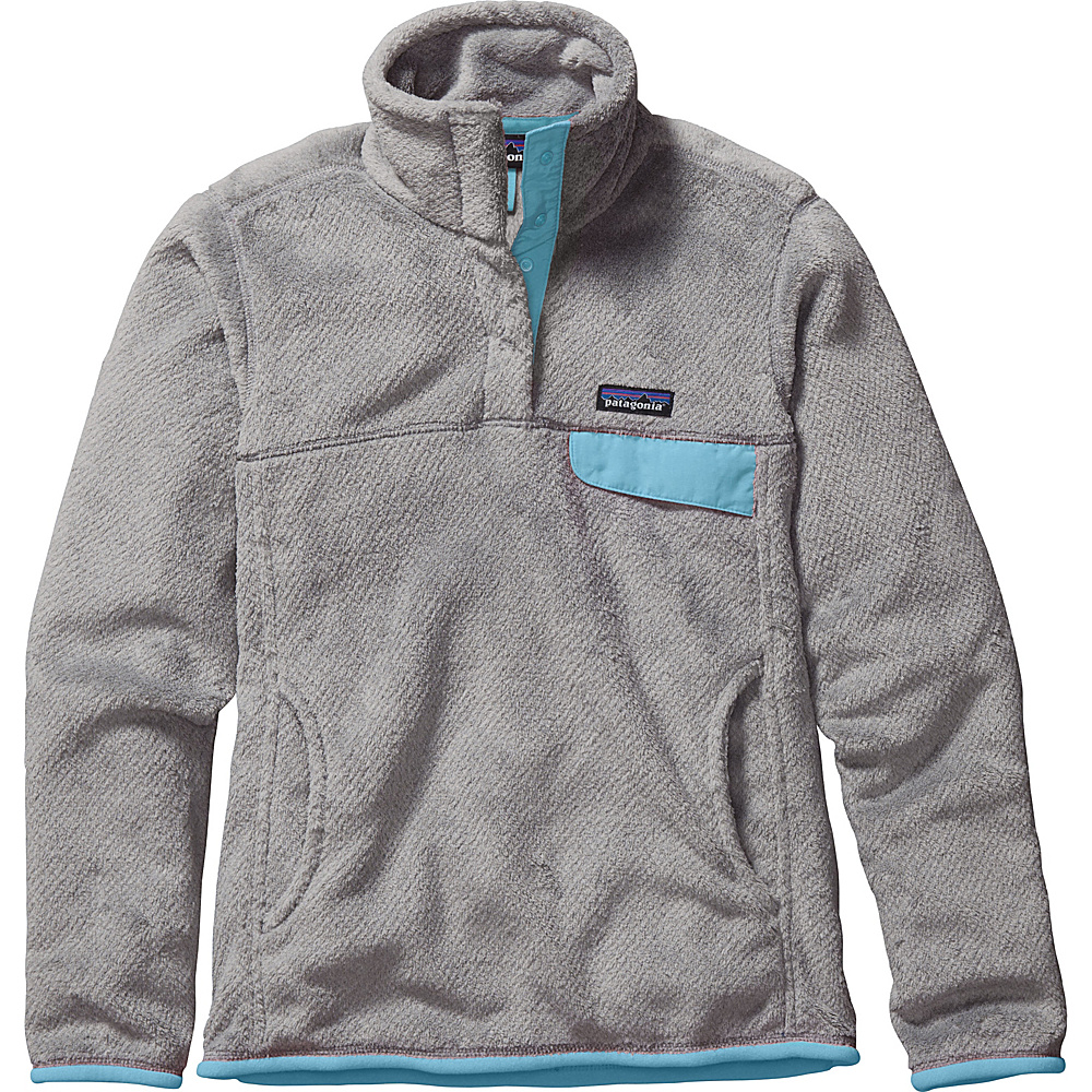Patagonia Womens Re Tool Snap T Pullover XL Tailored Grey Nickel X Dye with Cuban Blue Patagonia Women s Apparel