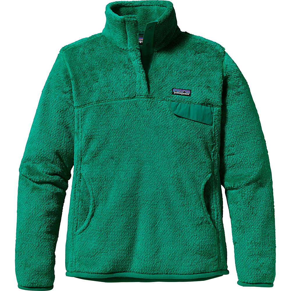 Patagonia Womens Re Tool Snap T Pullover L Impact Green Impact Green X Dye Patagonia Women s Apparel